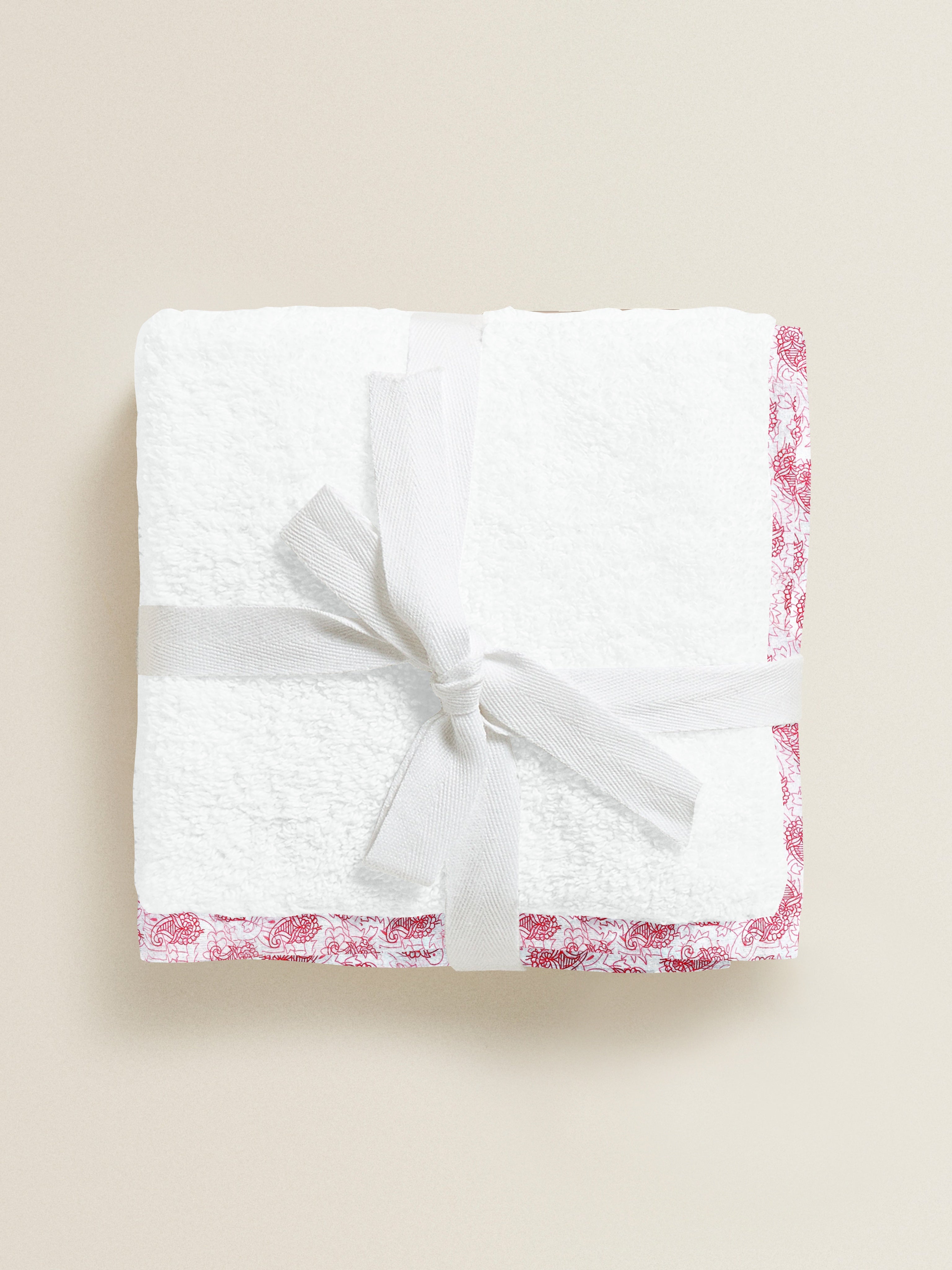 Nanette Lepore Kids 100% Cotton Bath Towel Set 3pcs, Color:  Peach/Gold/White
