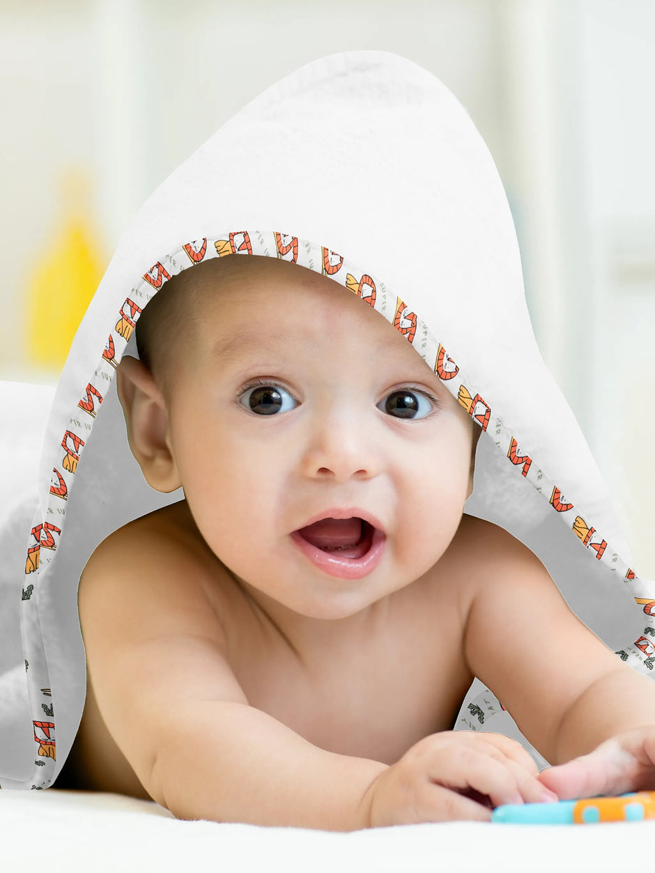 Baby Hooded Towel: Newborn Baby Towel with Cap