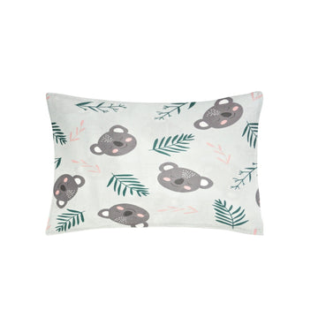 ‘Happy Koala' Organic Junior Pillow Cover