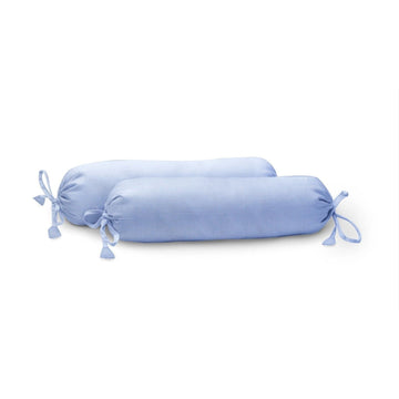 ‘Light Blue’ Organic Baby Bolster Cover